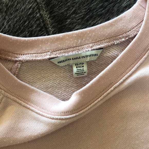American eagle pink long shelve sweatshirt - Picture 4 of 5